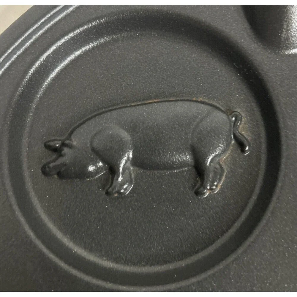 Nordic Ware Farm Animal Pancake Pan. Vintage. Green Handle
